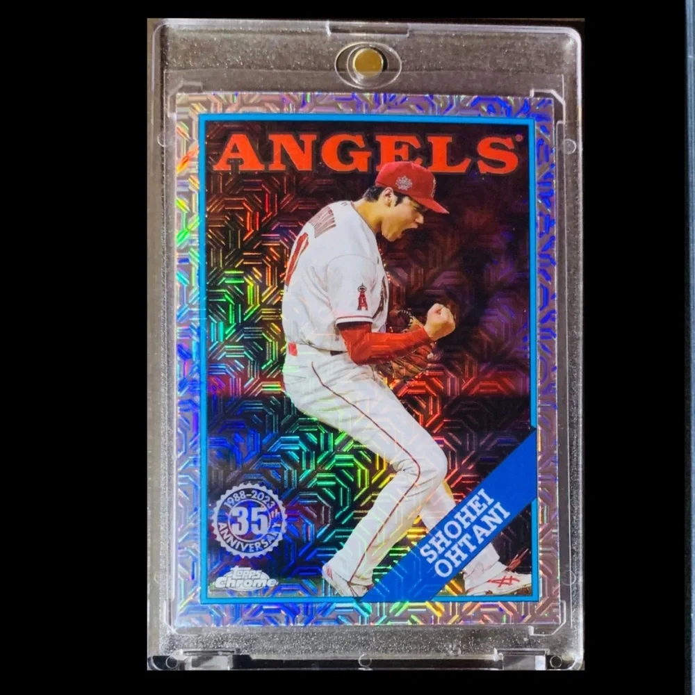 AUTHENTIC Rare Shohei Ohtani Mojo Refractor Baseball Card ~ Los Angeles Dodgers